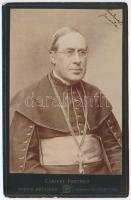 Anton Josef Gruscha (1820-1911) bíboros, bécsi érsek kabinetfotó / Photo of archbishop of Viena 11x17 cm