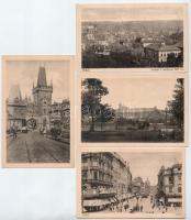 Praha, Prag; - 8 pre-1945 unused postcards