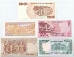 5xklf afrikai bankjegytétel T:I,I-
5xdiff African banknote lot C:UNC,AU
