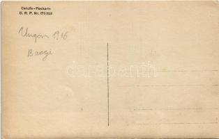 1916 Ungarn / WWI German soldiers in Hungary. photo (EK)