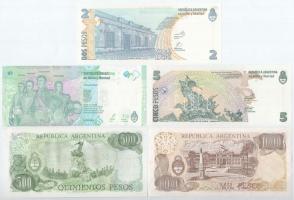 Argentína 1979-2015. 2P-1000P (5xklf) T:I,I-
Argentina 1979-2015. 2 Pesos - 1000 Pesos (5xdiff) C:U...