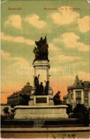Bucharest, Bukarest, Bucuresti, Bucuresci; Monumentul Jon C. Bratianu / monument, statue (crease)