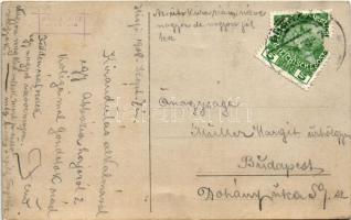 1908 Abbazia, Opatija; hajókiránduló urak / gentlemen on a boat trip. Atelier Betty photo (EK)