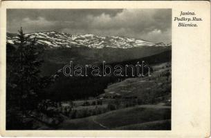 1939 Kőrösmező, Körösmező, Jaszinya, Jasina, Yasinia (Máramaros); Bliznica / mountain peak (EK)