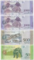 Venezuela 2012. 50B + 2016. 1000B (2x, sorszámkövetők) + 2017. 500B T:I-III
Venezuela 2012. 50 Bolí...