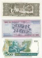 Brazília 1962. 5C + 1984. 100C + 1987. 500C T:I,I-
Brasil 1962. 5 Cruzeiros + 1984. 100 Cruzeiros +...