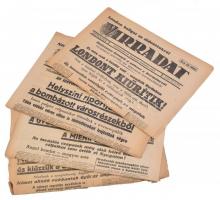 1944 Virradat 4 száma (1944. júl.) Szerk.: Bornemisza Gábor, közte szakadt, foltos, 6+6+4+4 p.