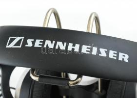 Sennheiser fejhallgató, tartóval, adapterrel