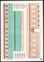 Pécsi Székesegyház makett, kivágó füzet