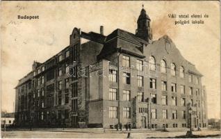 1915 Budapest XI. Váli utcai elemi és polgári iskola (ma József Attila gimnázium) (EB)