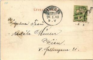 1903 Miskolc, Széchenyi utca, Schweitzer üzlete. Kardos József kiadása (fa)