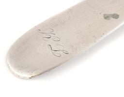 Ezüst (Ag) antik 13 latos 1862-es jelzett kanál KL mesterjeggyel 61 g