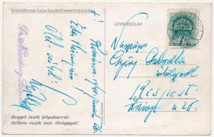 1940 Komárom, Komárno; Schmidthauer Lajos féle Igmándi Keserűvíz szétküldési telepe, reklám / minera...