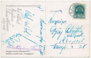 1940 Komárom, Komárno; Schmidthauer Lajos féle Igmándi Keserűvíz telepe, reklám / mineral water site...