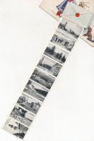 Sopron, népviseletes leporello, magyar folklór s: Klaudinyi (EK)