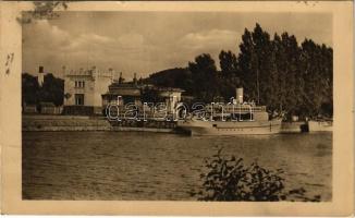 1951 Balatonboglár, Hajóállomás. Művészeti Alkotások (fl)