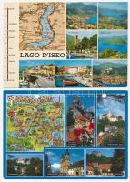 18 db MODERN motívum képeslap: térkép / 18 modern motive postcards: maps