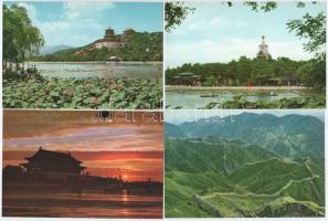 3 db MODERN kínai képeslap sorozat tokokban / 3 modern Chinese postcard series in their own cases