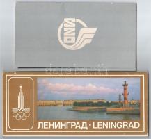 5 db MODERN külföldi képeslapfüzet / 5 modern European postcard booklets