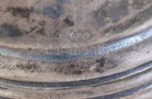 Ezüst (Ag) Füles urnavázácska. Horpadásokkal. Jelzett. 175g