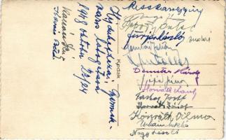 1948 Hajdúhadház, Állami Egészségőri tanfolyam gyermekváros látogatáskor. photo (EK)