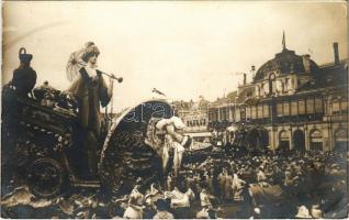 1913 Nice, Nizza; Flower carnival / Carnaval des fleurs. photo (EK)