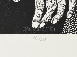 Somogyi Győző (1946-): Ballada. Szitanyomat, papír. Jelzett. Számozott (16/50). Az 1981-ben, Bartók ...