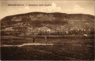 1935 Badacsonytördemic, Nemestördemic; Badacsonyi bazalt bánya. Kálmán fényképész felvétele (EK)