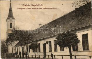 1912 Bogyiszló (Mezőföld), a templom 100 éves fennállásának jubileuma emlékéül. Boldizsár Bálint rendelése (EK)