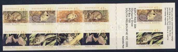 Definitive, endangered animals, block of 6 + 2 stamp, Forgalmi veszélyeztetett állatok, hatosblokk + 2 bélyeg, Gefährdete Tiere, Sechserblock + 2 Stamp