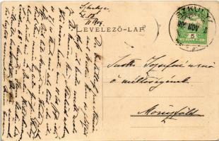 1909 Szigetfalu, Szkulya, Skulya, Sculia; Klobusitzky János háza. Dajkovits J. utóda / villa (EK)