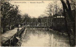 1912 Marosújvár, Uioara, Ocna Mures; Bánczai Kuglicz tó. Füssy József / lake (Rb)