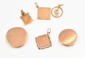 Arany (Au) Vegyes 14k aranytétel. (nyaklánc, gyűrű, medál, stb.) Erősen sérült darabok is. Részben j...