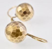 Arany (Au) 14k, Fülbevaló pár, jelzett, nettó: 4g