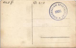 1921 Kiskunhalasi Sportegyesület focistái / Hungarian football club, players. photo