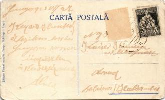 1923 Lugos, Lugoj; Mária királynő utca, Anton Haberehrn, Lex si Dumbrava és Alexander Epstein üzlete...