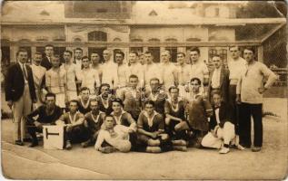 1921 Törekvés - Egyetértés 3:1. Magyar focisták / Hungarian football clubs players. photo (EB)