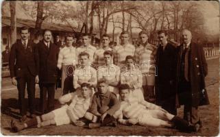 1921 Törekvés - MTK 3:0. Magyar focisták / Hungarian football clubs players. Kossik János (Kőbánya) photo (b)