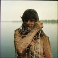 Bármikor, bárhol szívesen fotózkodtak, 9 db vintage NEGATÍV, Menesdorfer Lajos (1941-2005) budapesti...