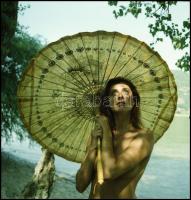 Bármikor, bárhol szívesen fotózkodtak, 9 db vintage NEGATÍV, Menesdorfer Lajos (1941-2005) budapesti...