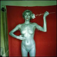 1989 A Bádogember c. sorozatból 7 db vintage NEGATÍV, Menesdorfer Lajos (1941-2005) budapesti fotómű...