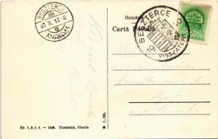 1940 Beszterce, Bistritz, Bistrita; Hotel Fritsch szálloda és étterem, autóbusz, kerthelyiség, étkez...