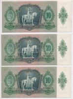 1936. 10P (3x, sorszámkövető) T:I-
Adamo P9