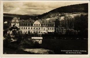 1931 Oberrohrbach, Erholungsheim Freihof-Aichberg / health resort, sanatorium