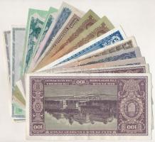 14db-os magyar Pengő és Forint bankjegytétel T:I-III