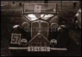 1978 Csongrád, veterán autók és motorok találkozója, 18 db vintage NEGATÍV, 24x36 mm