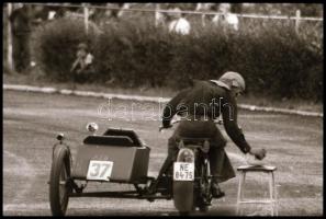 1978 Csongrád, veterán autók és motorok találkozója, 18 db vintage NEGATÍV, 24x36 mm