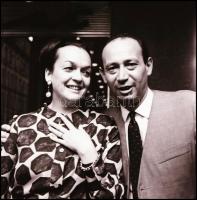 cca 1968 Kolozsvári színház felirattal négy negatívtartó tasakban 108 db vintage NEGATÍV, Kotnyek An...