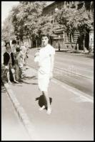 cca 1959 Trolibusz, 2 db vintage NEGATÍV (de csak az egyik ábrázol trolit), 24x36 mm