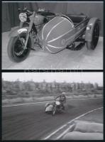 Motorkerékpárok, különböző időpontokban és eltérő helyszíneken készült 13 db felvétel, ebből 11 db p...